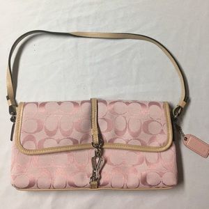 Light Pink Coach Handbag Purse USED